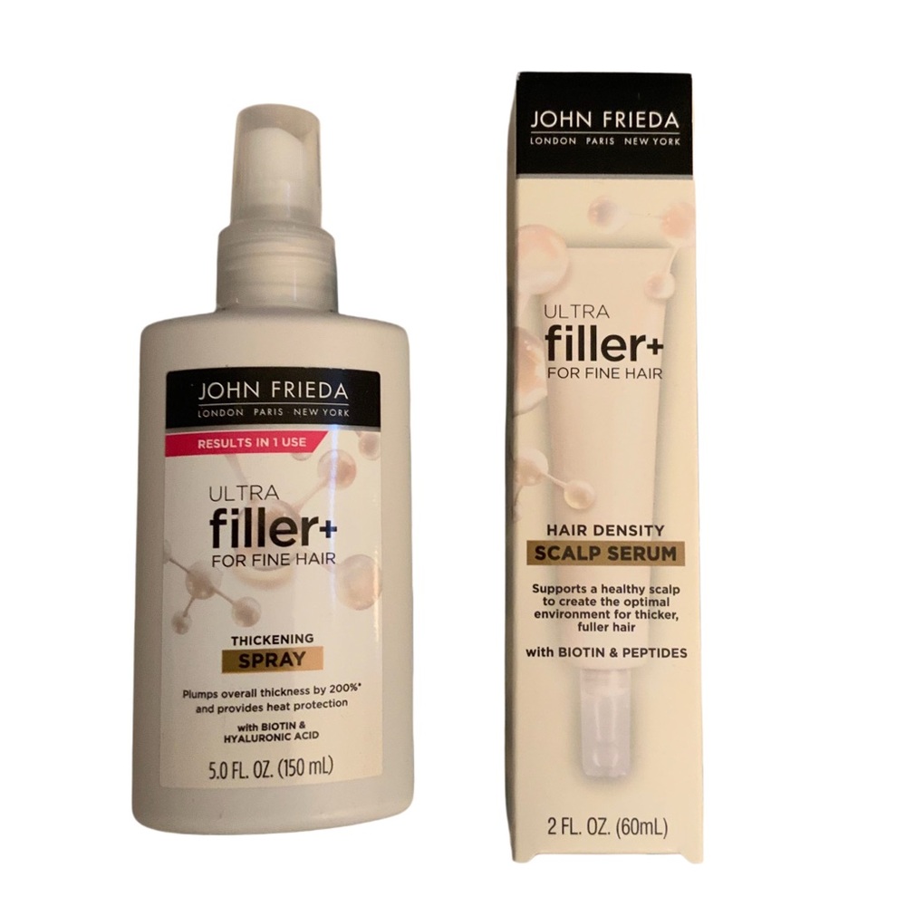 Brand New, Never Opened! John Frieda Ultra Filler+ Hair Products for fine hair